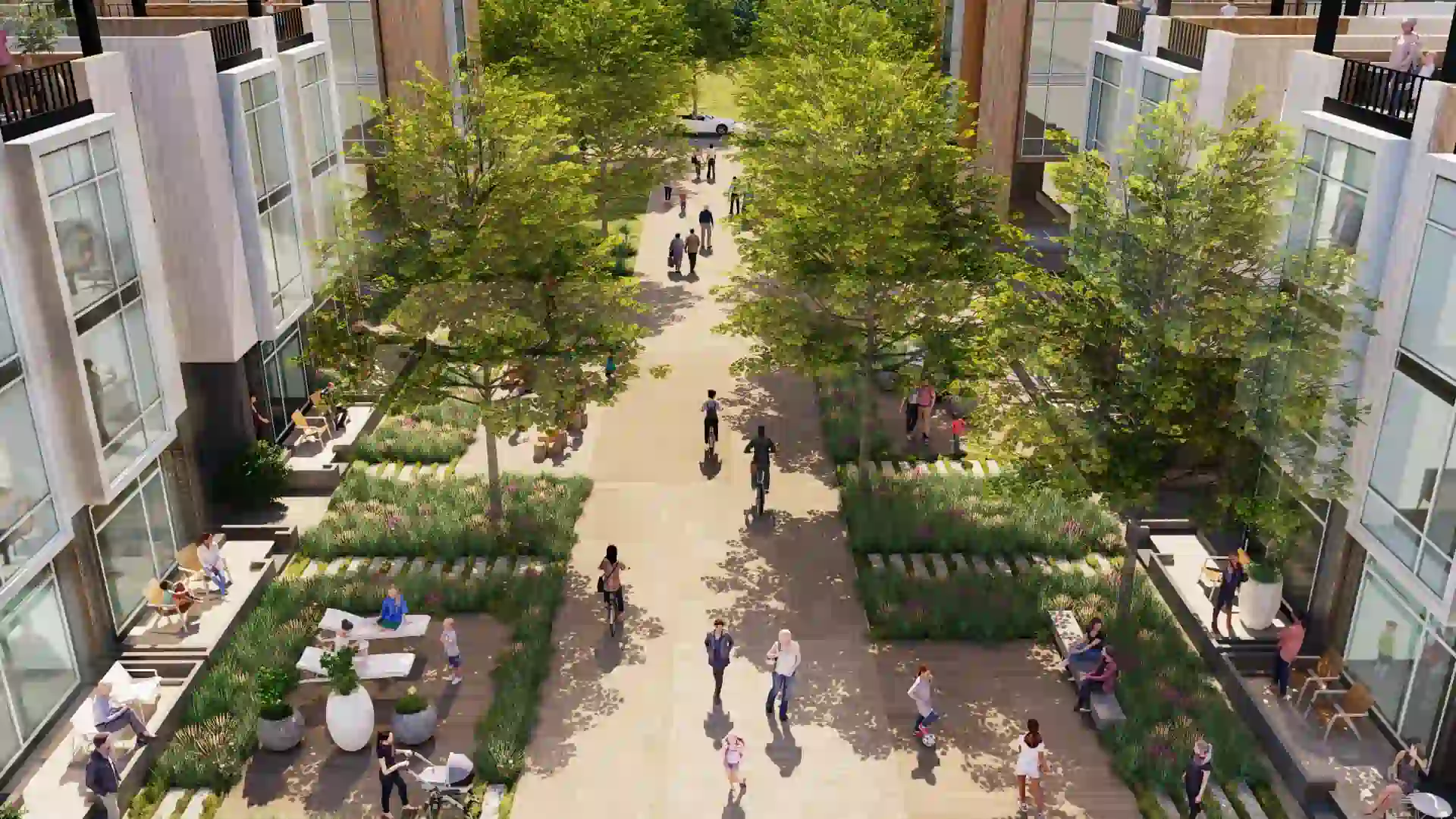 The Baylands courtyard