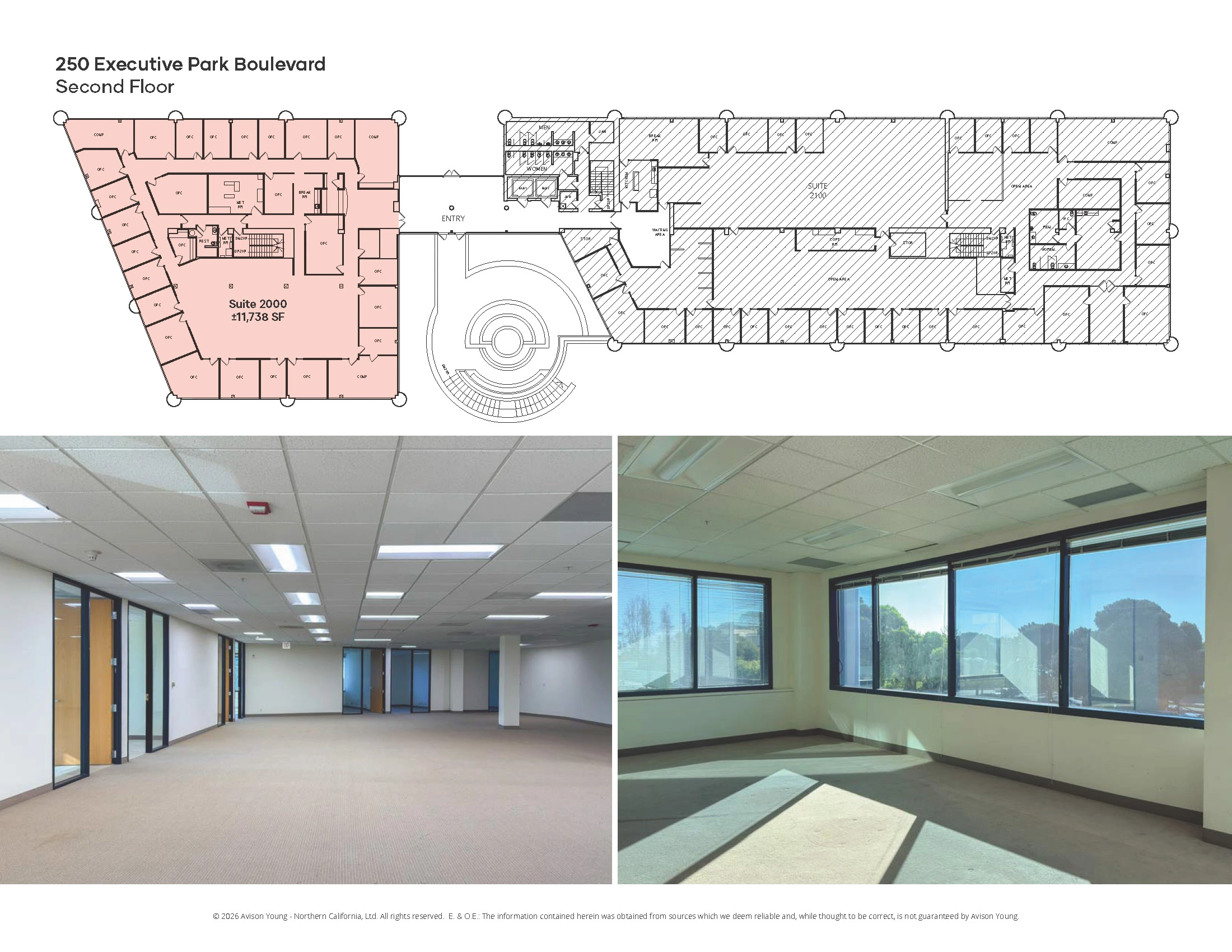 2nd Floor, 250 Executive Park Blvd